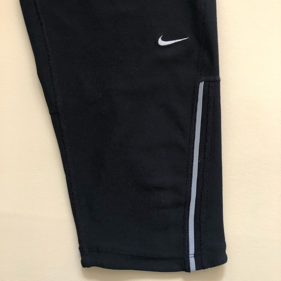 Sz M Nike Dri-Fit Running Cropped Leggings - Picture 2 of 6